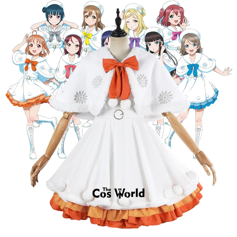 

Love Live Sunshine Aqours Choir 9 Characters Takami Chika Ohara Mari Kurosawa Dia Ruby Yoshiko Outfits Anime Cosplay Costumes