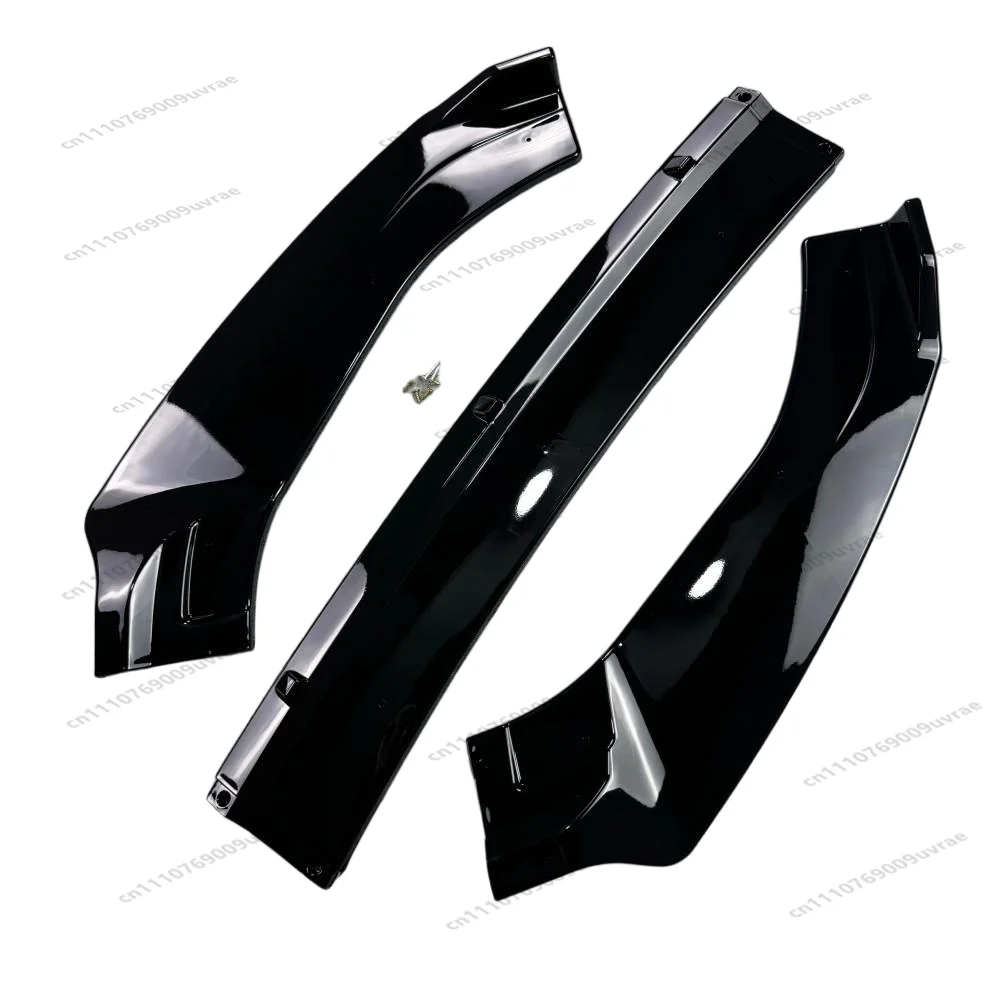 For Seat Leon MK3 MK3.5 Cupra FR Sportstourer SC 2012-2020 Front Bumper Splitter Lip Spoiler Diffuser Guard Tuning Gloss Black view 5