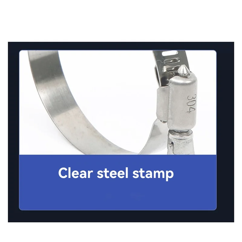 AT21-10 Stuks Verstelbare Vlinder Slangklemmen 32-44Mm Rvs Worm Drive Twist Strakke Pijp Clips Voor Veilige Buis grip