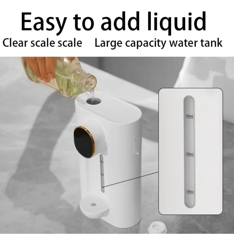 

Автоматический дозатор для полоскания рта, 540 мл, настенный умный датчик, бесконтактный очиститель зубов с магнитными чашками для ванной комнаты