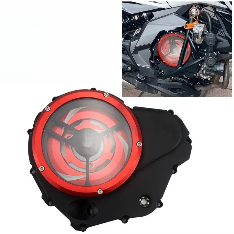 

Moto rcycle Engine Magneto Cover for CF MOTO NK400 CLX700 CJ700 Modified Transparent Clutch Cover Engine Side Cover