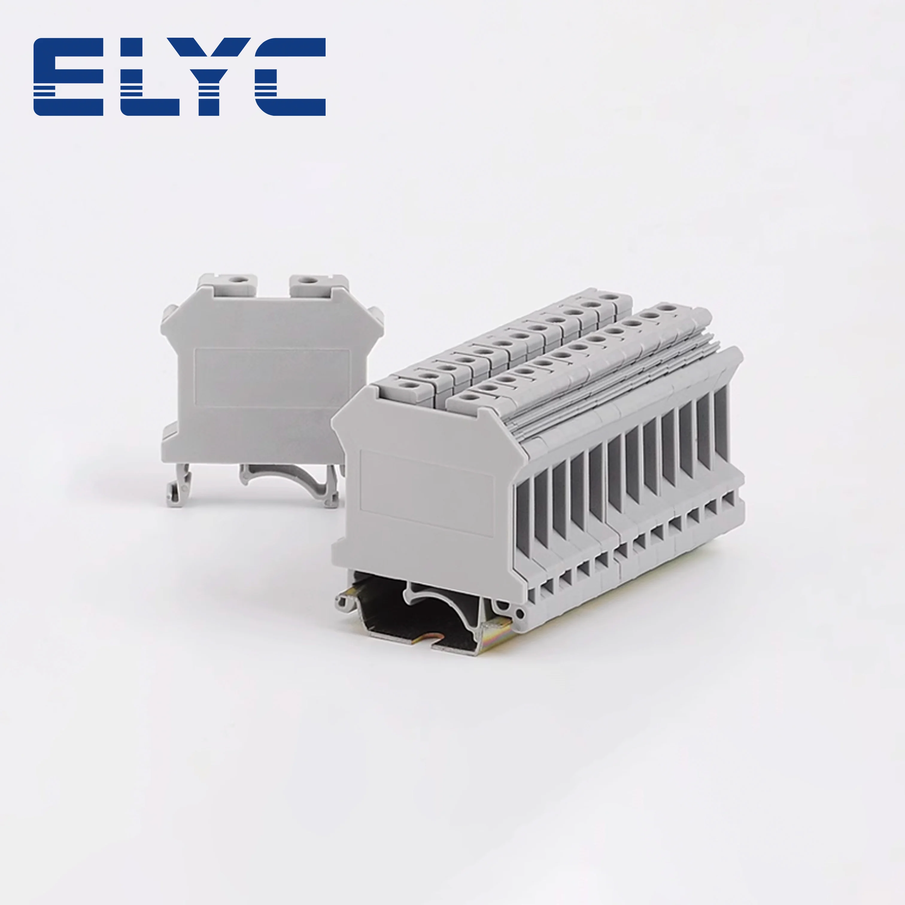 10Pcs D-UK4/10 End Plate For UK 3N/5N/6N/10N/25 UIK16 Connector UK 4/10 Din Rail Terminal Block Protection Contact End Cover