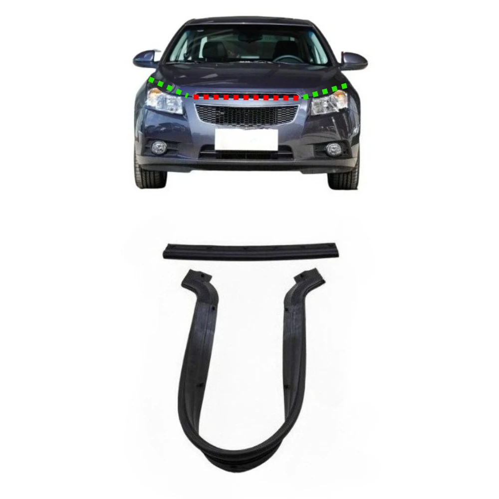 

1 Pcs Front Hood Rubber Seal for Cruze 2009-2013 Engine Hood Sealing for Hood Cover Protector Saloon 88cm 35cm