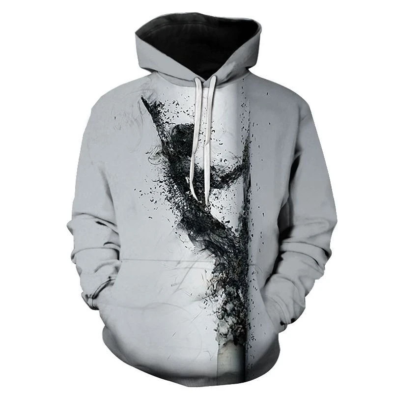 

New Men Women Children Balck Smoke Hoodies Casual Fashion 3D Printed Pullover Sweatshirts Boy Girl Kids Hoody Streetwear Clothes