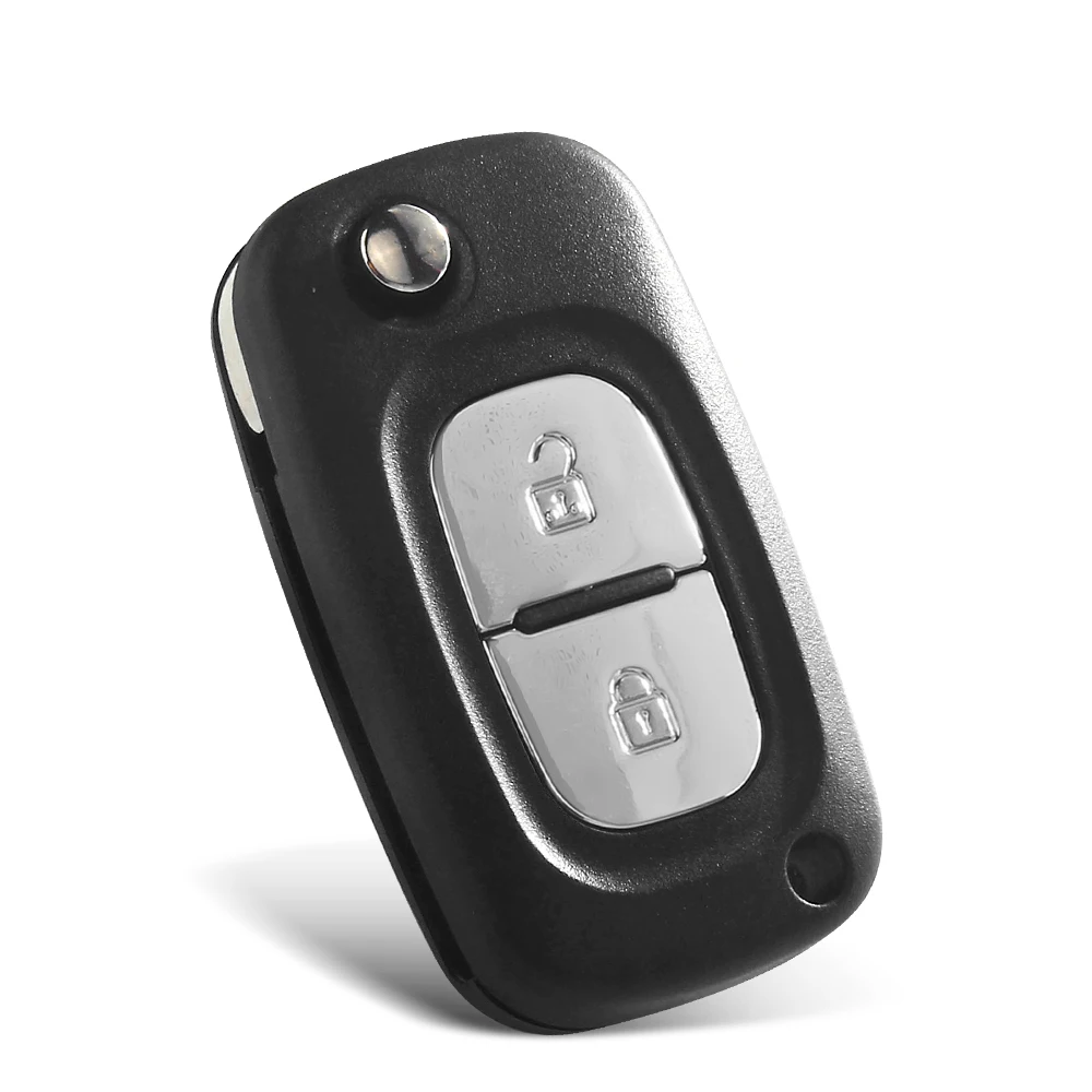 KEYYOU Filp Remote Key Shell Case 2/3 Buttons For Renault Clio 3 Kangoo Master Modus Twingo 2006-2016 Replacement Uncut Blade