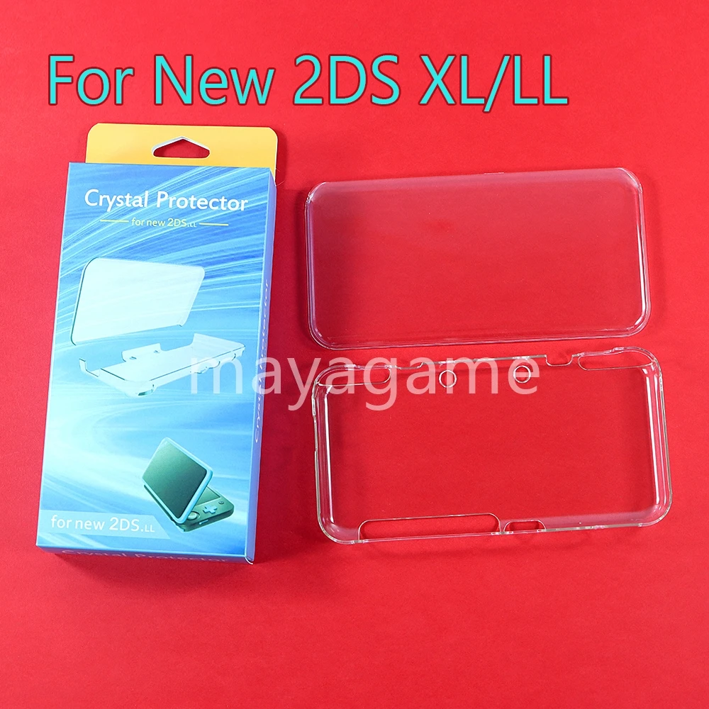 

5sets Protector Case For Nintendo NEW 2DSXL 2DSLL Crystal Shell For New 2DS XL LL Protective Cover Case Gamer Transparent Shell