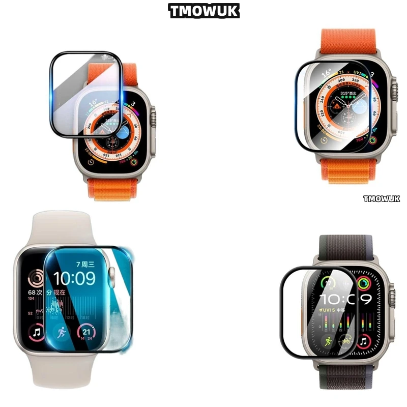 

For Apple Watch 1 2 3 4 5 6 7 8 9 10 SE 38 41 45 44 42 49 MM Protective Covering Ultra Shield Transparent Touch-Sensitive