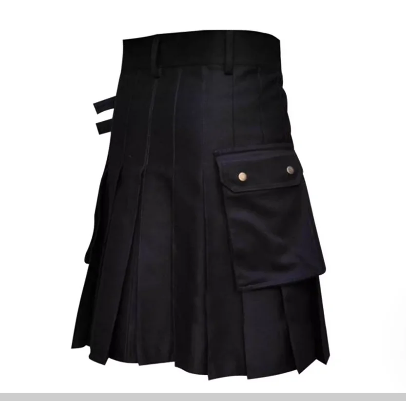 Picture 3: Scottish men's pocket pleated skirt