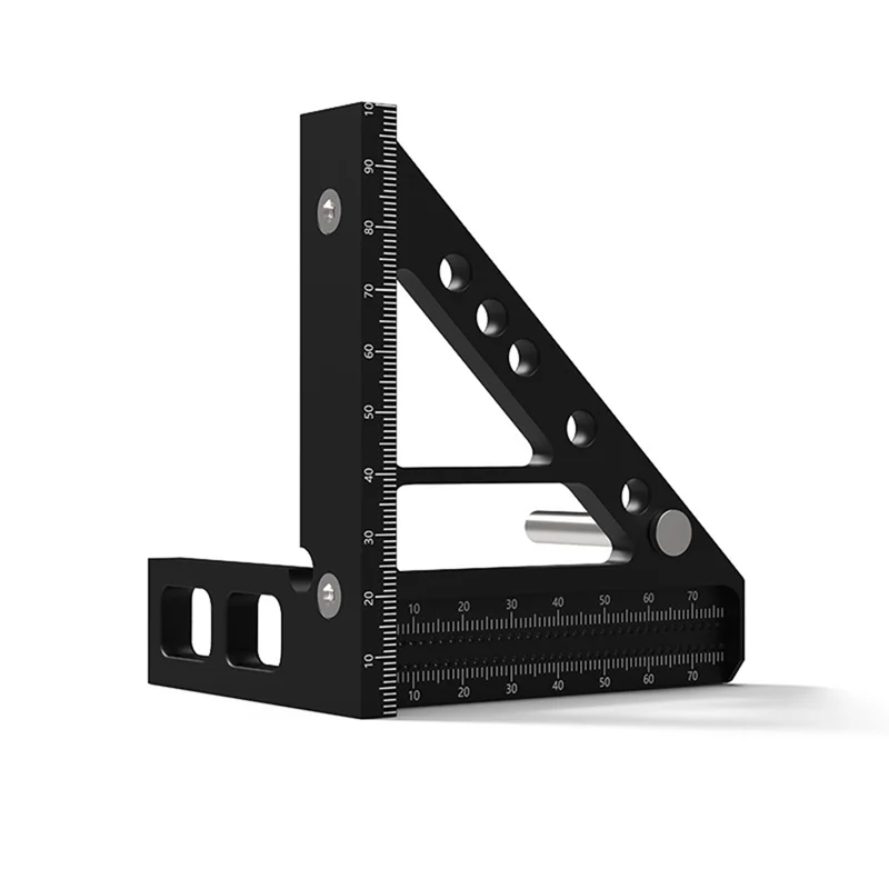 -SPOR Woodworking Angle Ruler Guage Carpentry Measuring And Marking Hand Tool- High Precision Metric 1 Piece