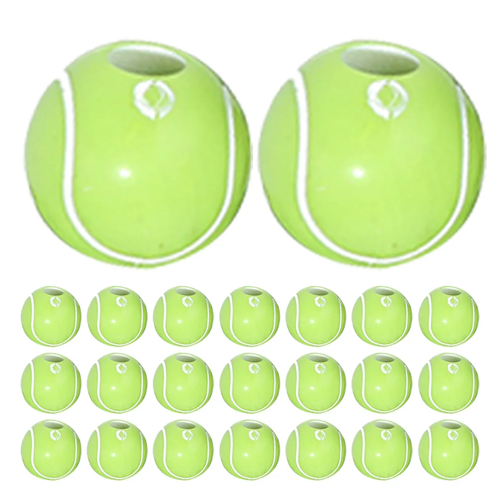 50 قطعة خرز فاصل التنس سطح أملس الخرز الرياضي لأساور القلائد المفاتيح Crafts بها بنفسك الحرف مجوهرات Charms #3