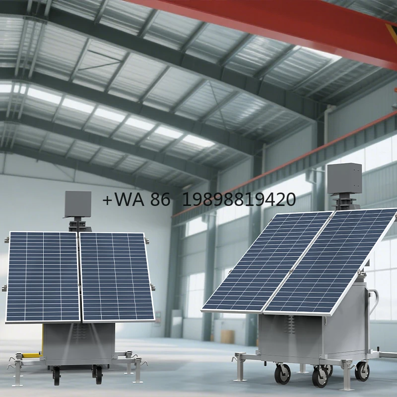 Solar Trailer Without Storage Trailer Without  Backup Power Solar Energy System