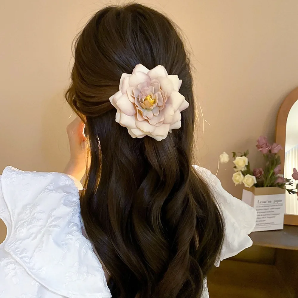 偽の花のヘアクリップ,偽のバラのヘッドドレス,サイドクリップ,海辺の休暇の帽子,装飾的な花のヘアピン