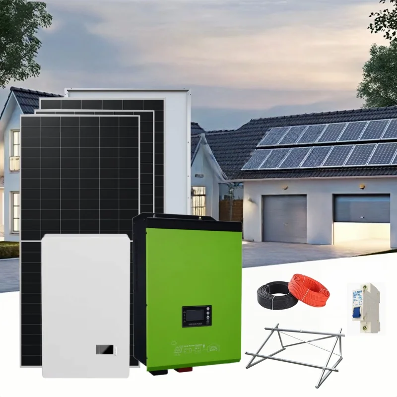 Off Grid Hybrid Solar Energy System 3KW 5KW 10KW 15KW 20KW Solar Panel With Battery Inverter Complete Solar Home Kit