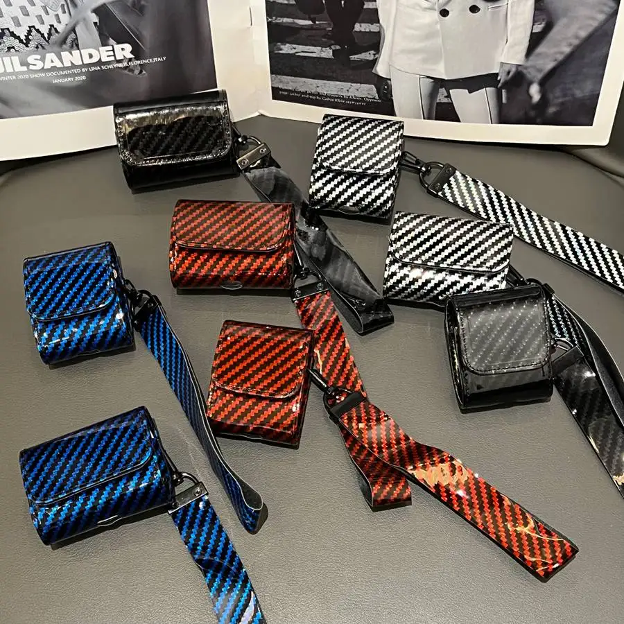 Juste de protection pour écouteurs en fibre de carbone de luxe, étui pour Airpods 4, Airpods 2, Airamen 3, Airpods Pro