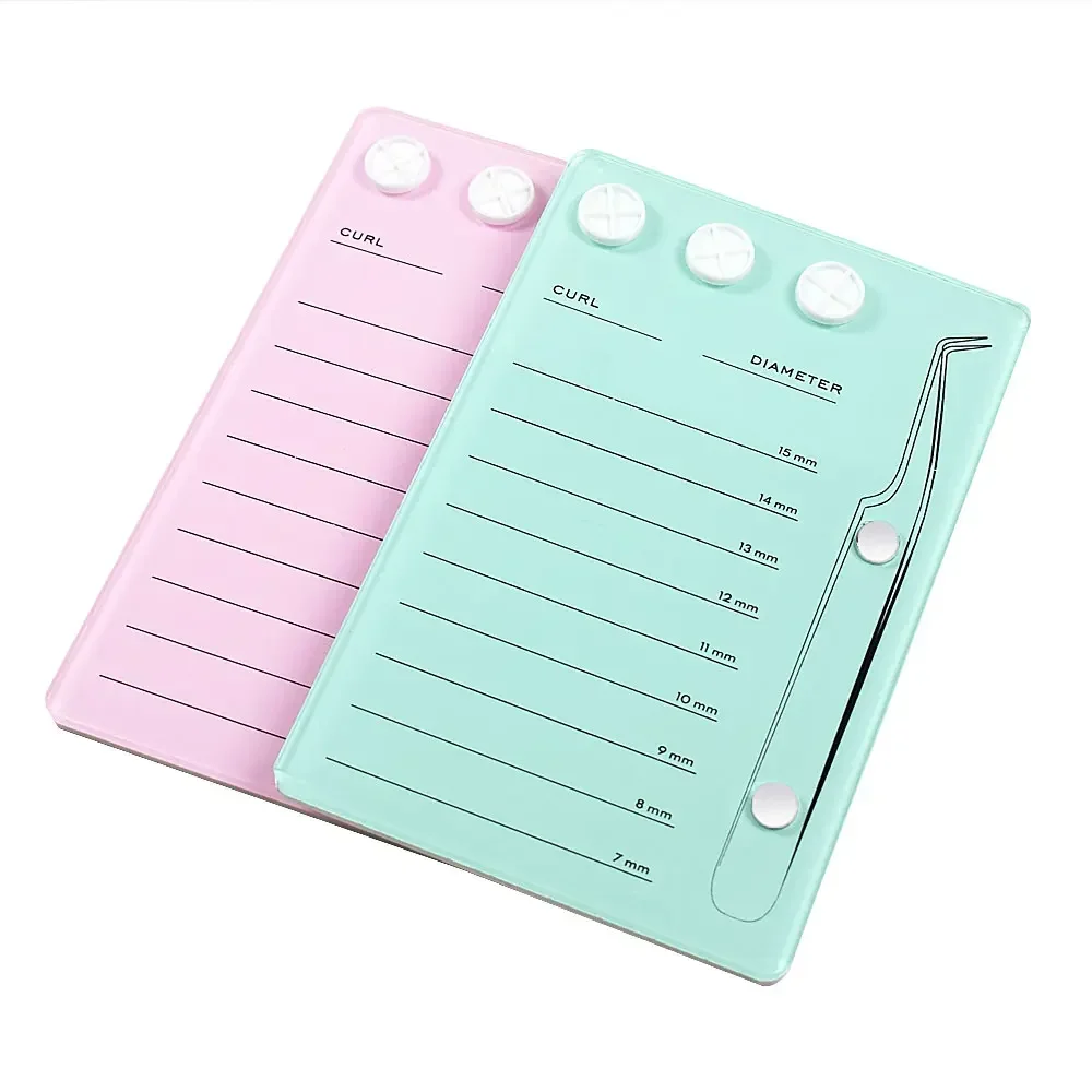 تمديد مقياس حامل الرموش الصناعية وسادة لاش أدوات ماكياج المغناطيسي ماكياج الاكريليك لاش المجلس مع الغراء البليت كوب رمش