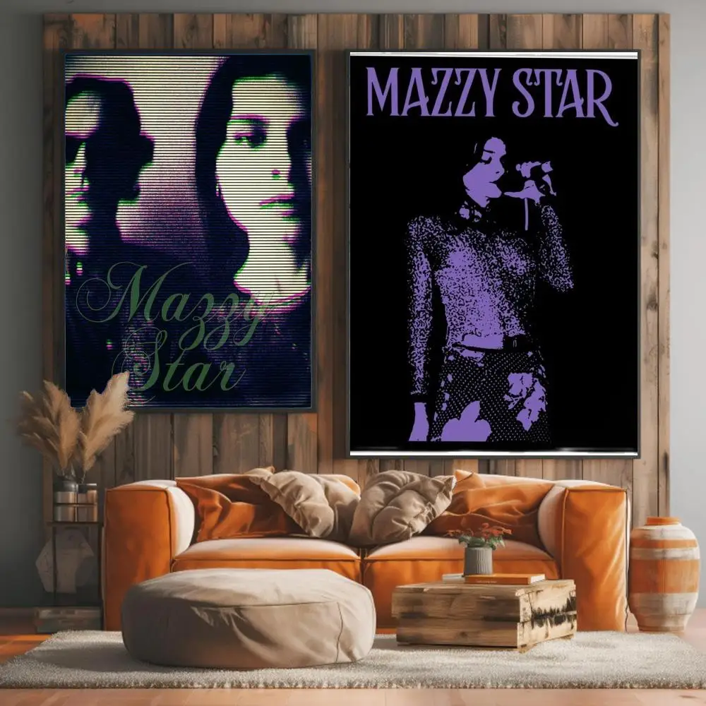 band M-Mazzy Star-R Painting Calligraphy Elegant Botanical Decor for Living Room Modern Interior Design