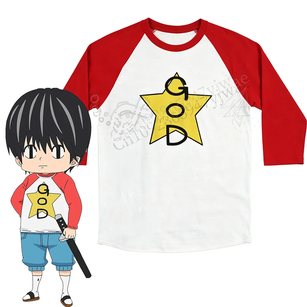 Kotaro lebt allein – Cosplay-Unisex-T-Shirt, Satou Kotaro, Kostüm für Star God, Geschenk, Rundhalsausschnitt, lässiges Oberteil für den Alltag, Sommer-T-Shirts für Männer und Frauen. – Detail 4