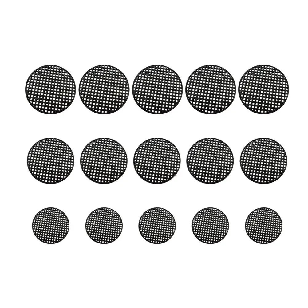 150Pcs Round Mesh Pads Flowerpot Bottom Hard PP Plastic Thick Drainage Grid for Garden Plant Soil Protection Flowerpot Hole Pads