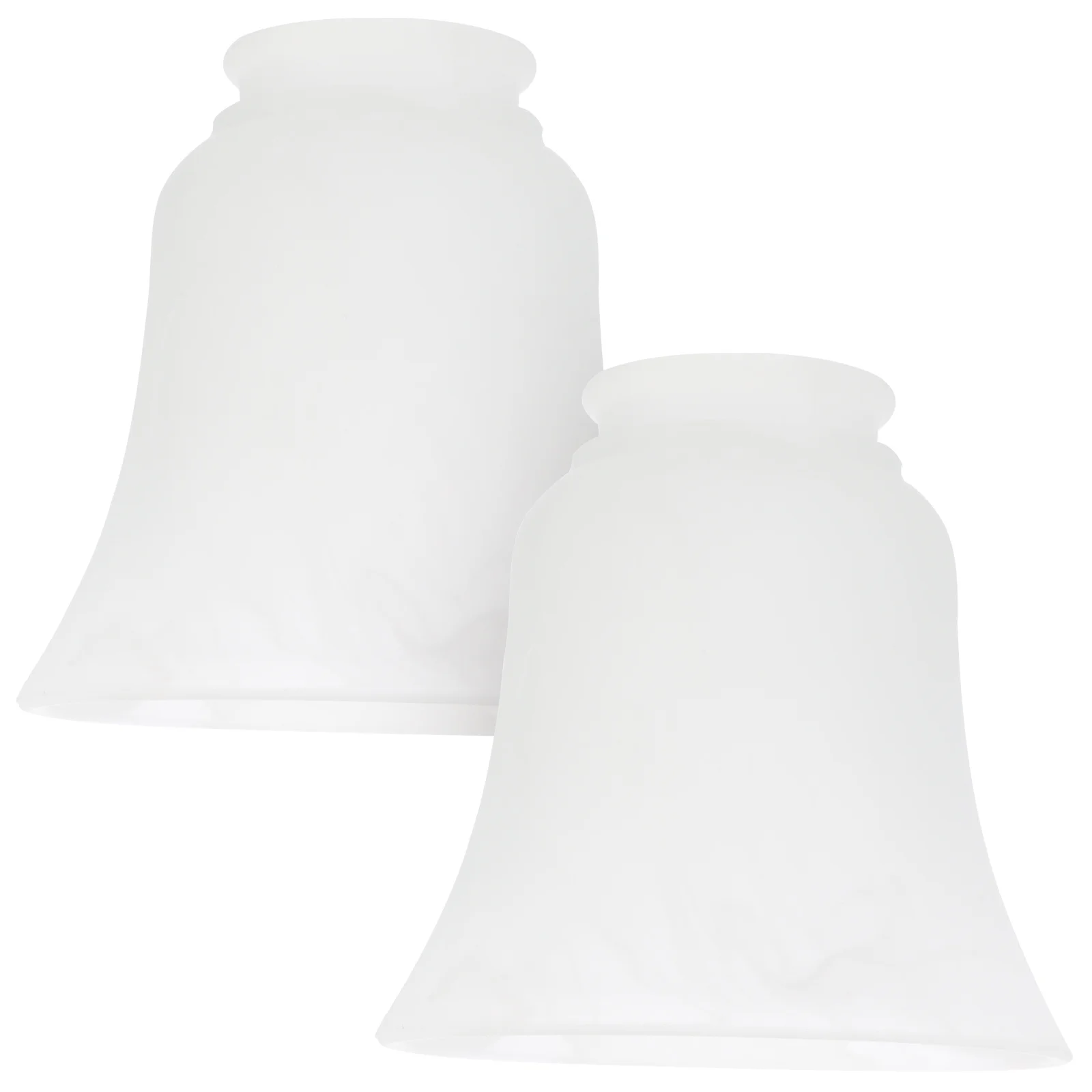 

2Pcs Replacement Glass Shades for Light Fixtures Snowflake Design Simple Elegant Lamp Shade for Hanging Ceiling Lamp Decor