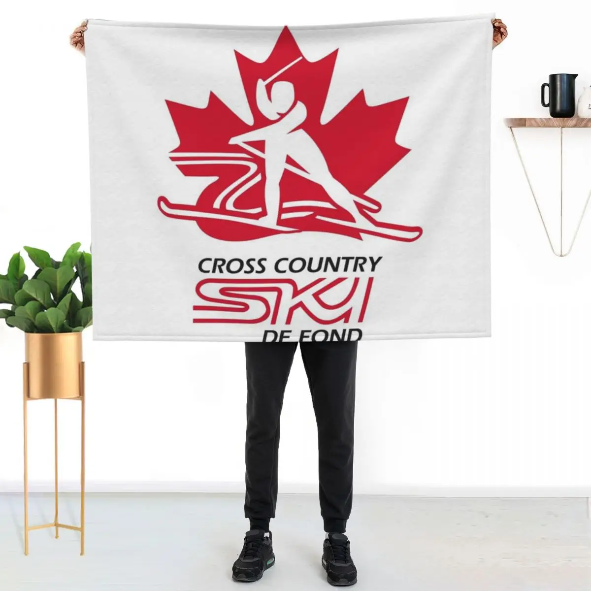 Cross Country Canada Throw Blanket Single Giant Sofa Luxury Throw Softest Soft Beds anime Blankets