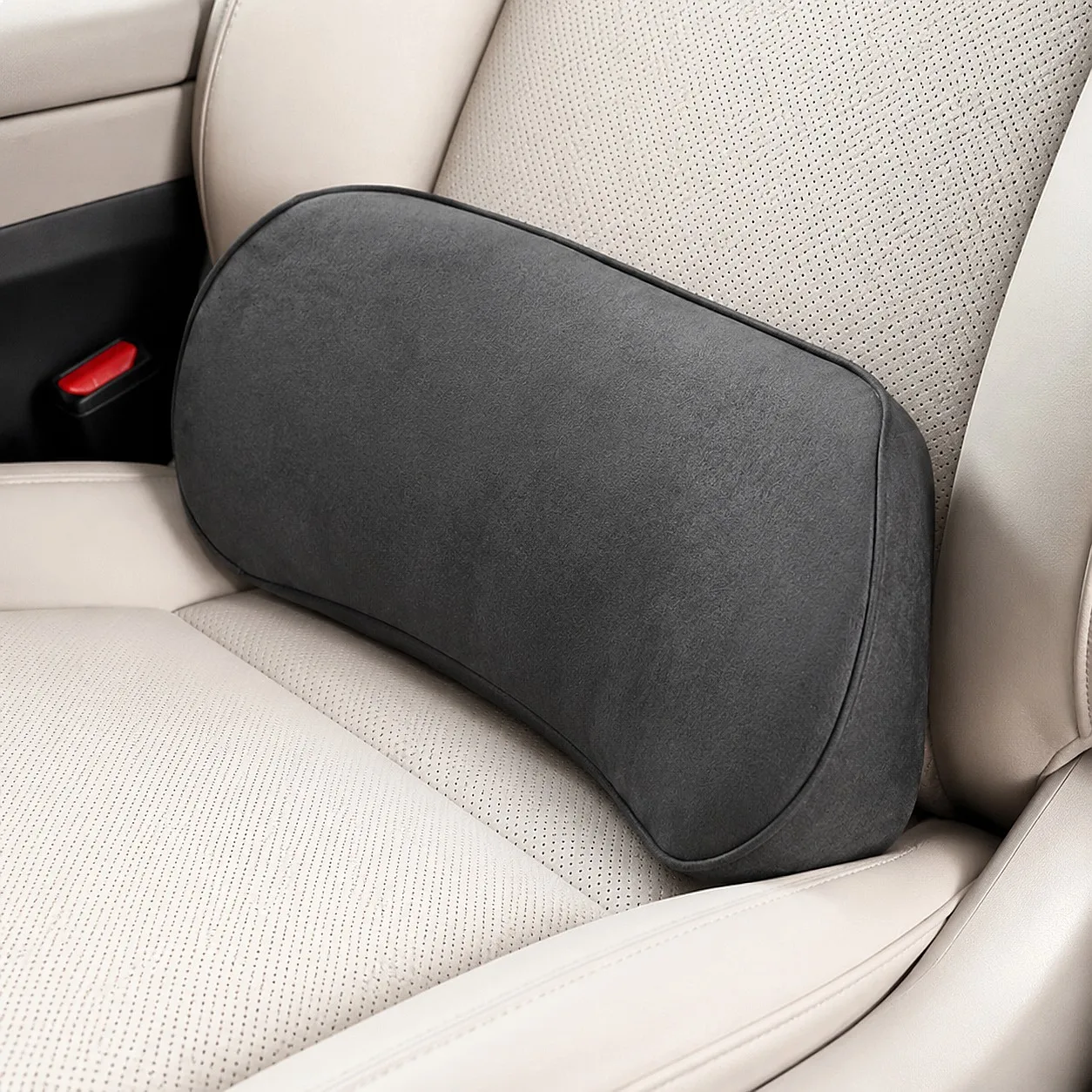 Car Lumbar Support Pillow Thin Memory Foam, Coccyx Cushion, Back Support, Headrest Neck Pillow