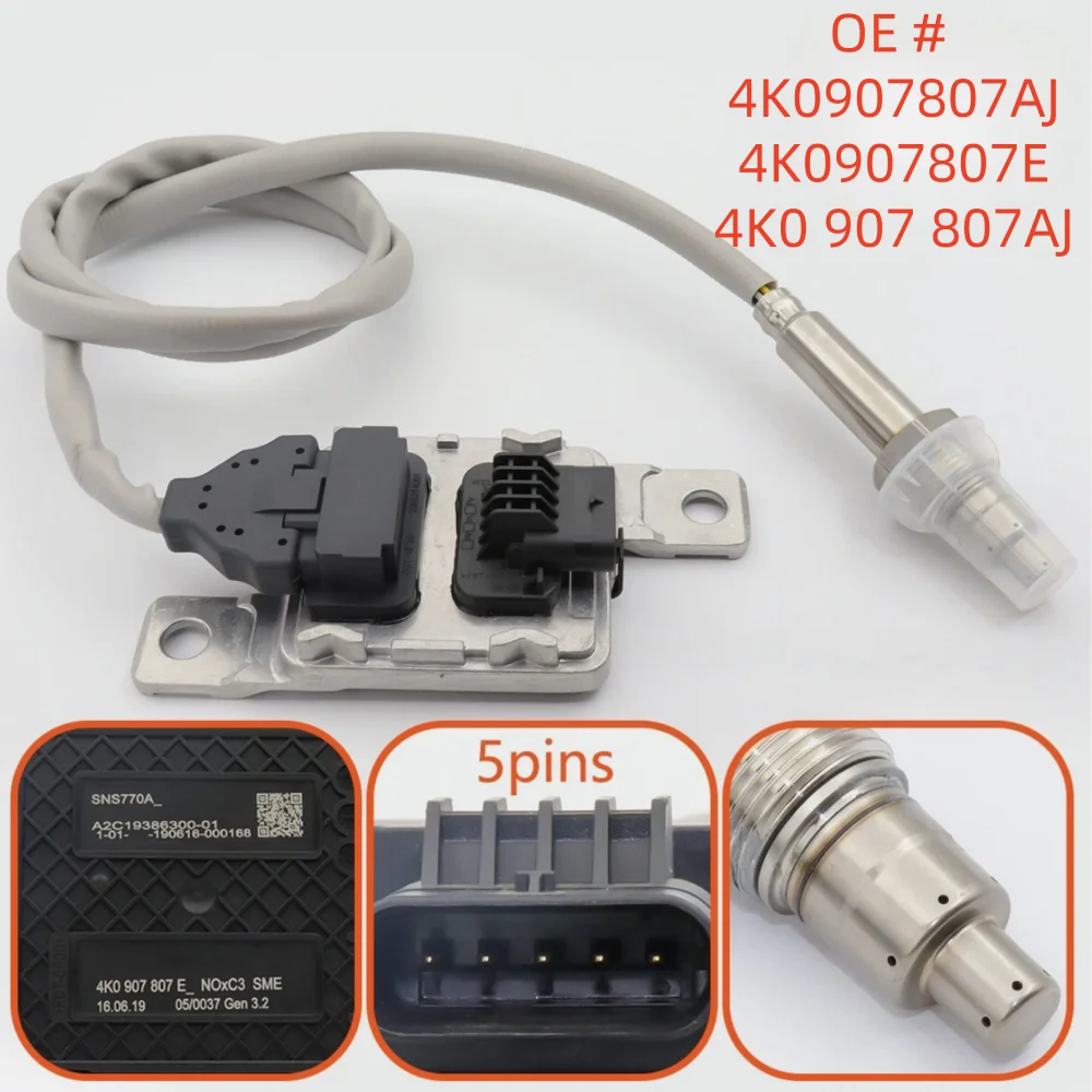 

High quality 4K0907807AJ 4K0907807E 4K0 907 807AJ Nitrogen Oxide Sensor NOx Sensor for Audi A6 C8 A7