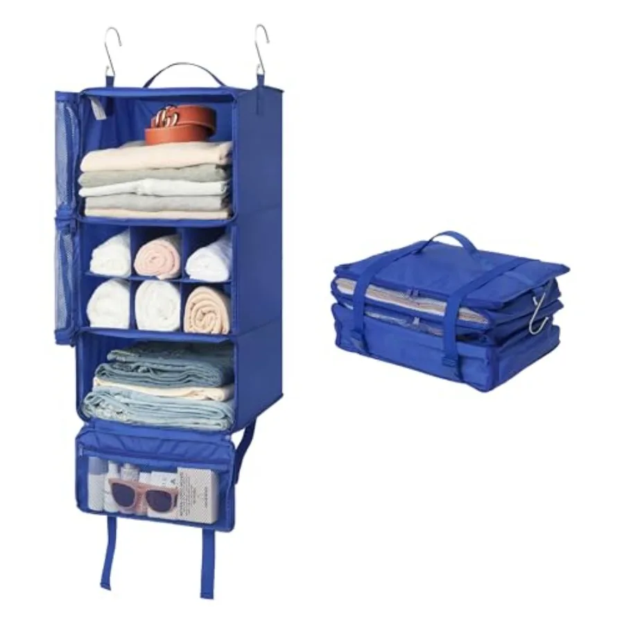 

Подвесные упаковочные кубы для путешествий: большие портативные органайзеры для чемоданов, складные компрессионные сумки-органайзеры для одежды