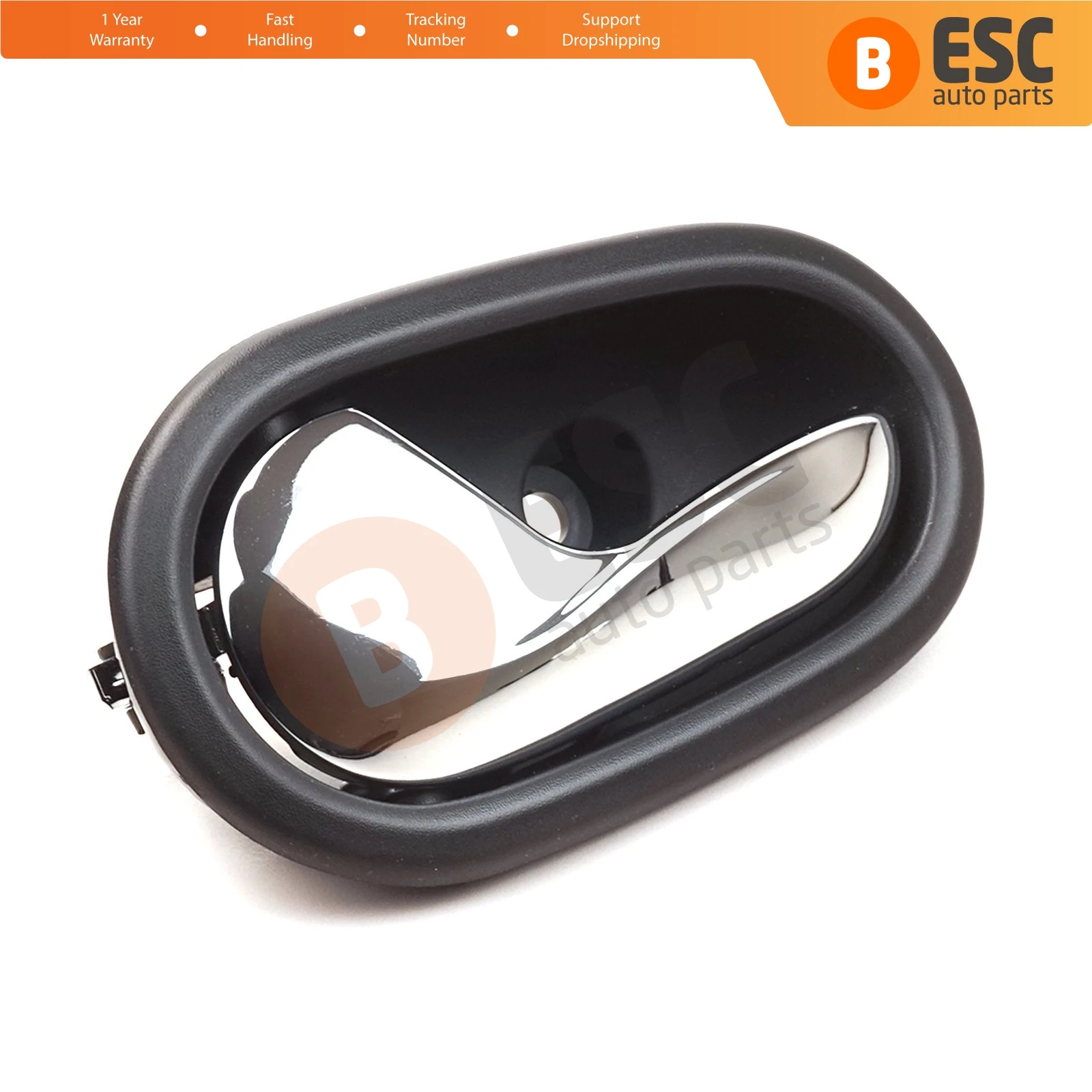 

EDP1180 Interior Inner Front OR Rear Left Door Handle 806718771R Chrome Color for Renault Symbol MK3 Dacia Sandero MK2 Stepway