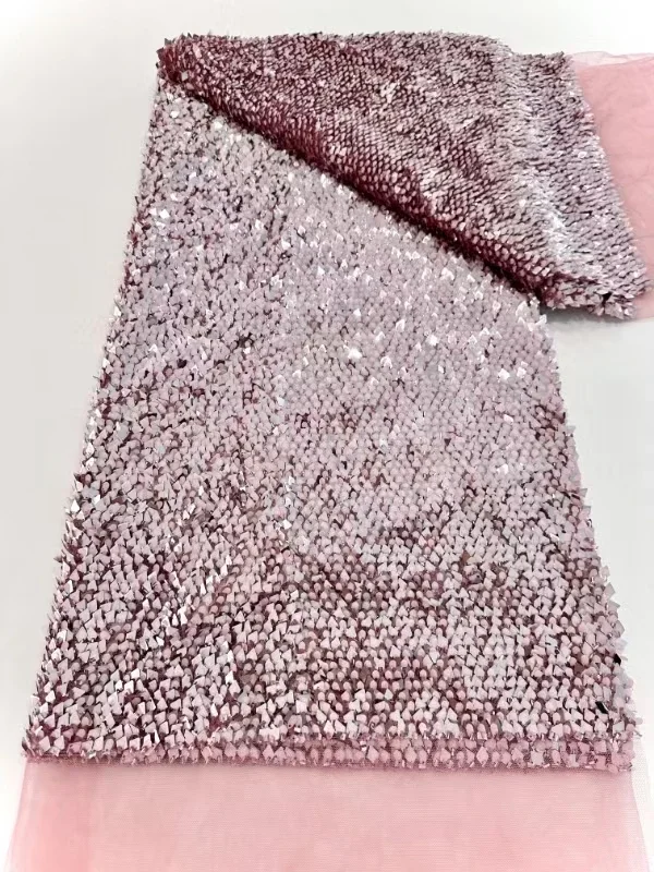 Роскошная французская шифоновая кружевная ткань, блестки жениха, высококачественная африканская нигерийская сетчатая кружевная ткань, шитье свадебного платья