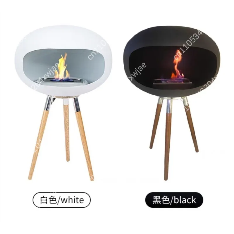 Modern Real Fire Heating Fireplace Ornament Decorative Heater For Villa Homestay Household Living Room Indoor Warming Decoration