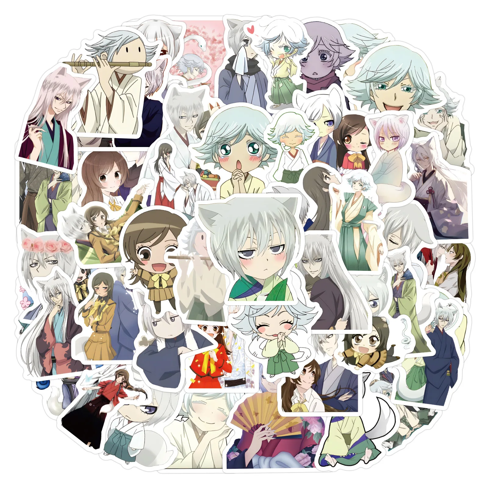 60PCS Japanese Anime Kamisama Kiss Graffiti Stickers DIY Decoration Phone Case Guitar Laptop Notebook Waterproof Sticker