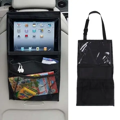 Supporto per organizer per seggiolino auto per auto, portaoggetti da viaggio multitasche, tablet sospeso, borse per mummia, borsa per schienale per seggiolino auto per bambini, per borsa sospesa per iPad