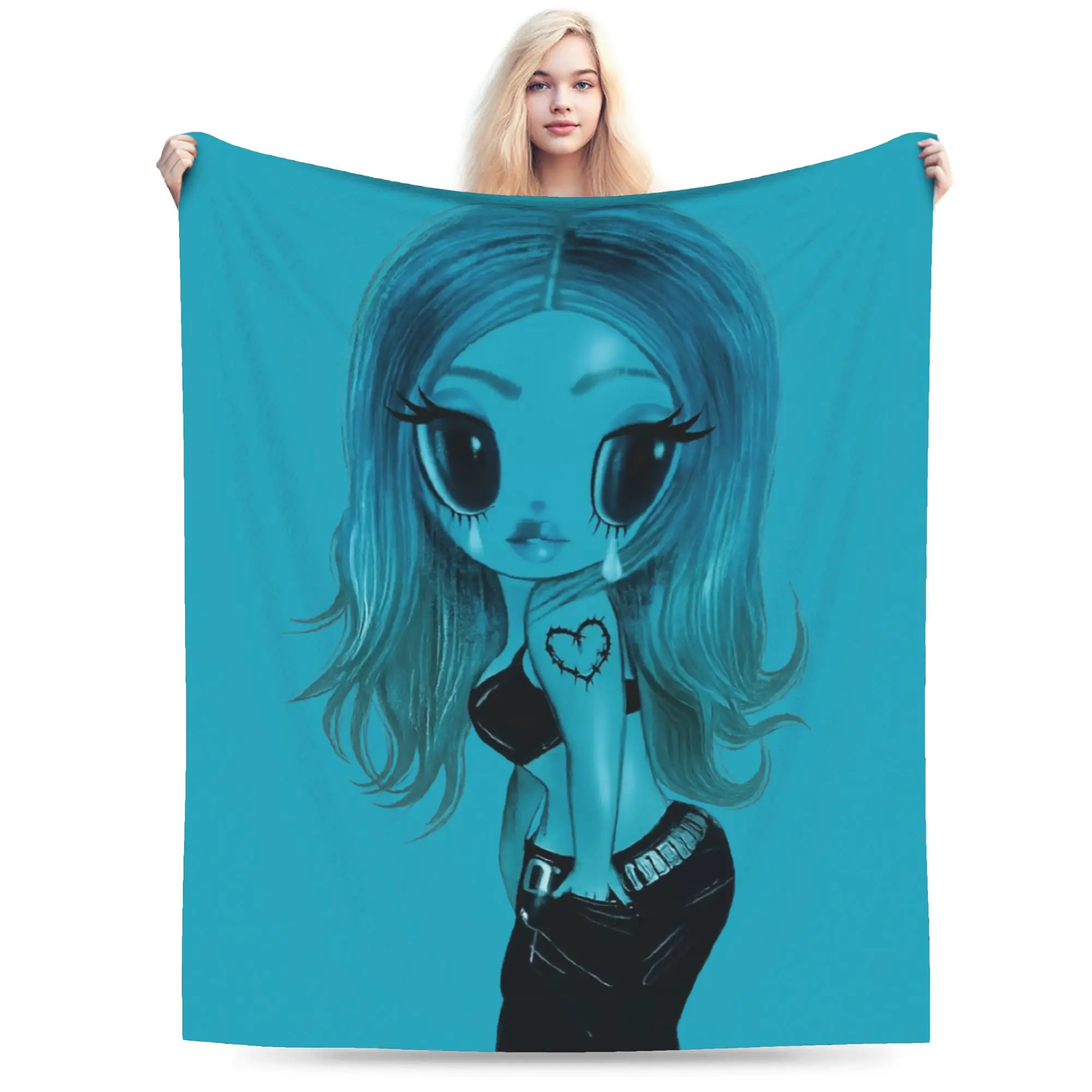 K-Karoled G NMADST New Album Throw Blanket for Couch Soft Fuzzy Plush Blanket 50x60 Inches Multi-size Bedspread for All Seasons