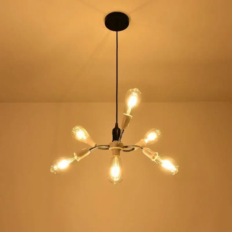 31KB E27 Splitter 3/4/5/6 Heads LED-lampen Basis Verstelbare LED-lichthouder Adapter Socket Converter Houder