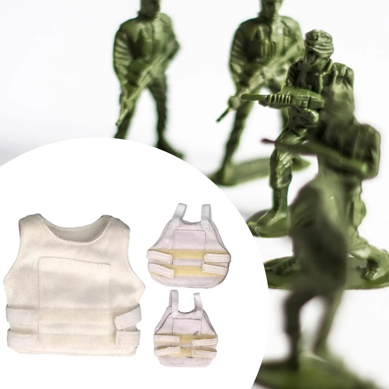 3Pcs 1/6 Soldier Body Armored Vest Protection Vest for 12inch Action Figures