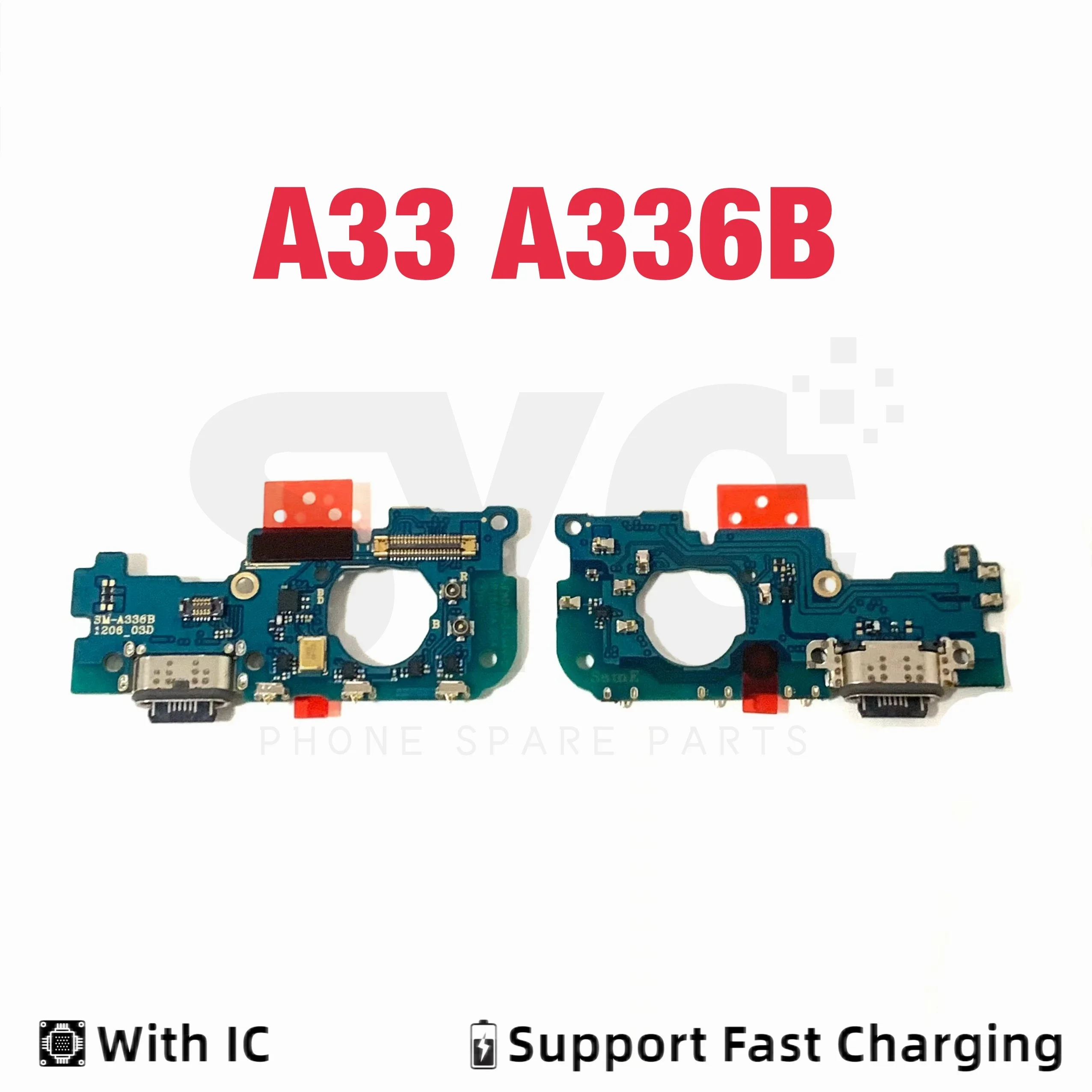 

SYC Charging Flex For Samsung Galaxy A33 5G A336B USB Charge Port Jack Dock Connector Charging Board Flex Cable