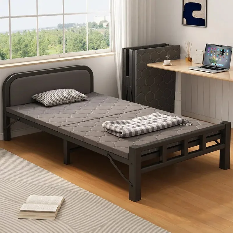 Bodenliege, flexibles Klappbett, günstige Matratzen, platzsparendes Ausverkaufsbett, tragbares Einzelbett für Erwachsene, Schlafzimmermöbel
