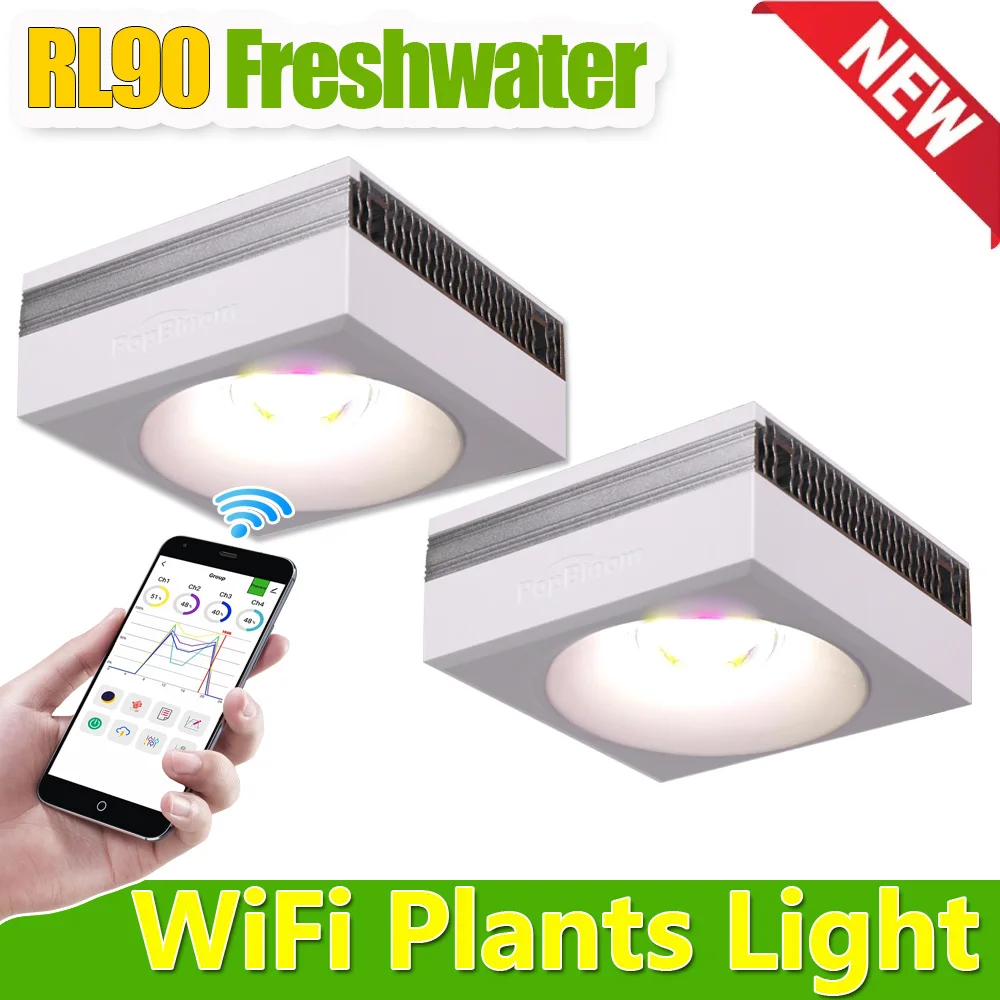 

PopBloom-WiFi Aquarium Plants Light,Smart Freshwater LED Aquarium Lamp for Aquarium,Planted Fish Tanks,Aquatic Plants Lighting