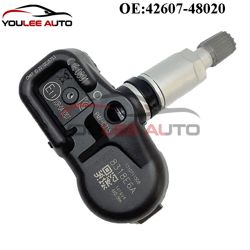 4PCS New 42607-48020 4260748020 TPMS Tire Pressure Sensor For Lexus ES LS LX RX Toyota Camry C-HR Land Cruiser RAV4 Auto Parts