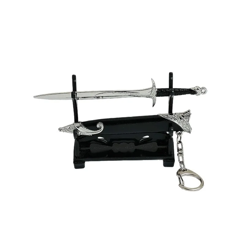 Glamdring Aragorn Narthil Zwaard Elfen Anduril Midden-aarde Wapen 12 CM Metalen Katana Samurai Zwaard Sleutelhanger Ornamenten Geschenken speelgoed