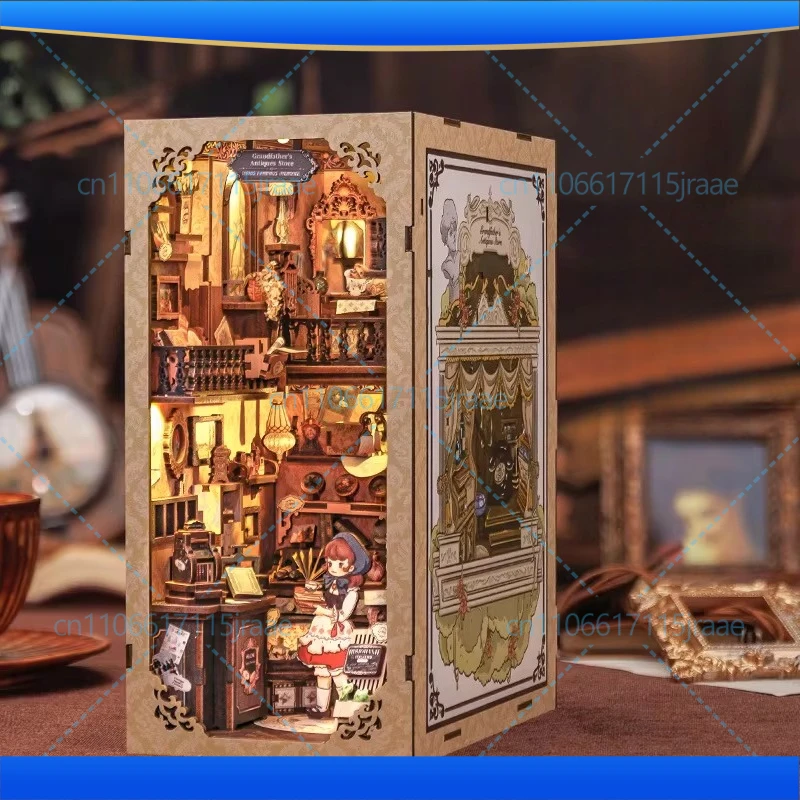 

Elegant Song Dynasty handmade bookend DIY hut model small ornament