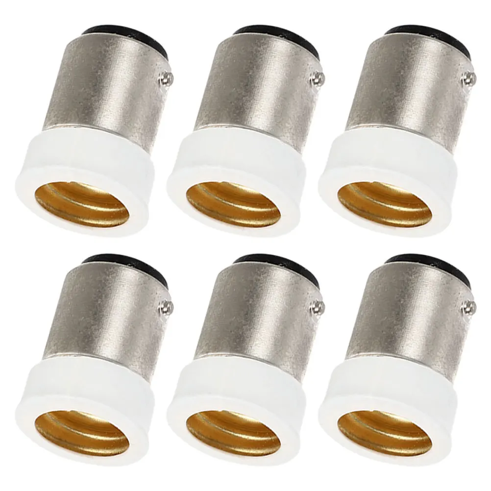 

6Pcs E14 Lamp Socket Converter B15d Base Adapter Reliable Bulb Holder for Hanging Light Fixture Repair Part Light Fixture