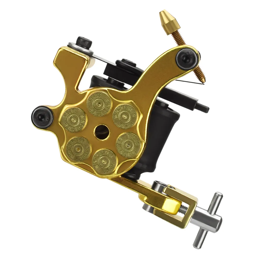 

Sturdy Zinc Alloy Coil Tattoo Machine Professional Grade for Lining Shading Totem Tattoos Ergonomic Comfortable Design Household