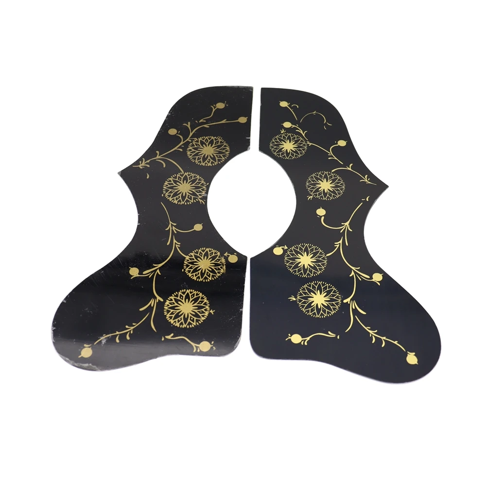 Left and Right handed Acoustic Guitar Pickguard EJ200 With Gold Flower pattern Guard Anti-scratch Plate 4 Colors