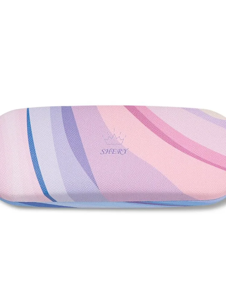 Étui à lunettes rigide portable, boîte à lunettes à motif mignon, porte-lunettes unisexe, protecteur de lunettes, accessoires de voyage, nouvelle mode