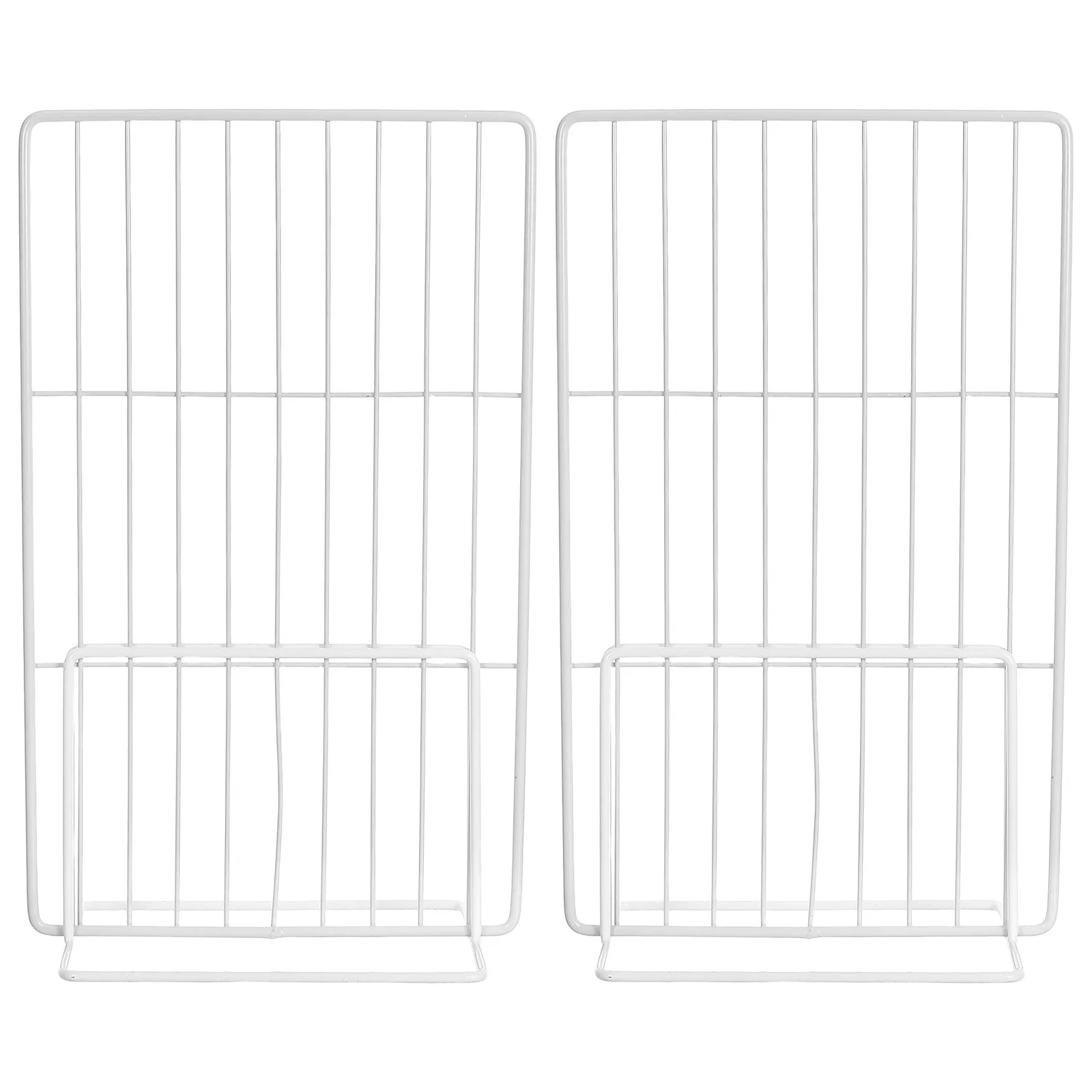 

2Pcs Freezer Partition Iron Wire Divider Strong Non Deformable Adjustable Shelf Separators Refrigerator Organizer