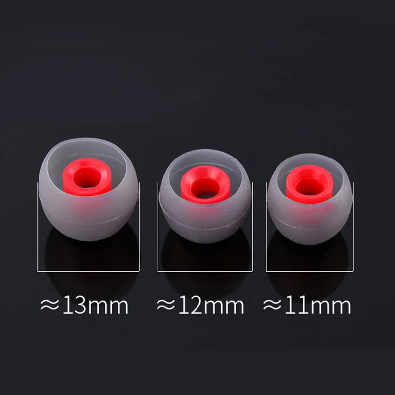 Silicone Upgrade Headphone Eartips Noise Isolating With S M M- L Size