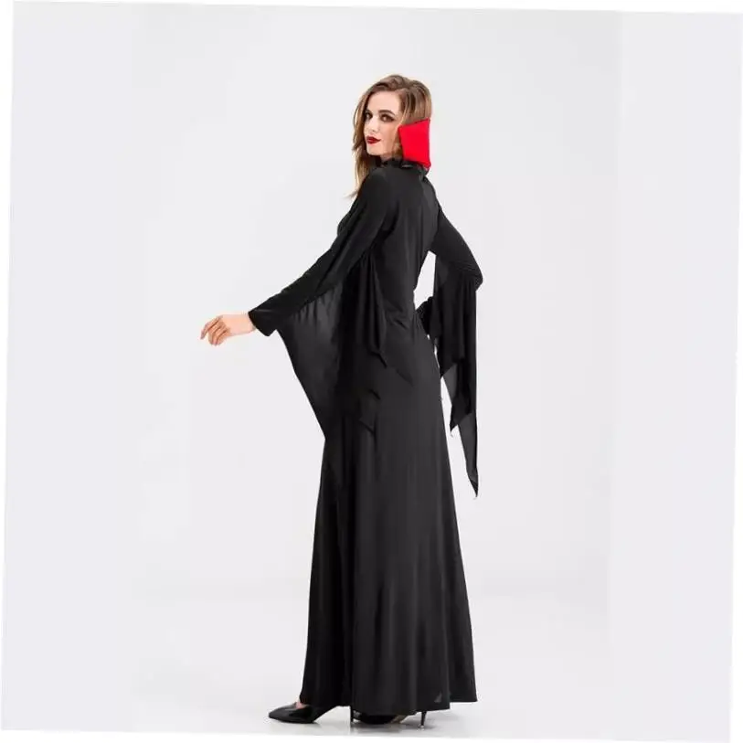 أزياء الهالوين شيطان العروس ريبر معالج التأثيرية ملابس المسرح العرقية النسائية لربيع 2026 بدون علامة تجارية مسجلة