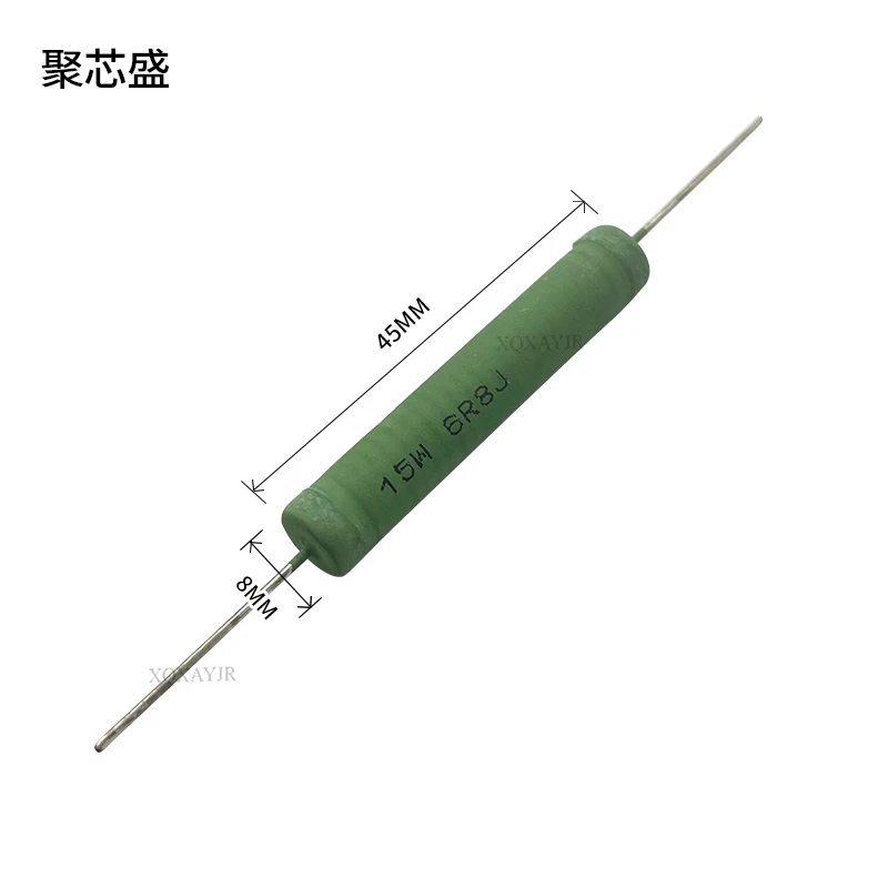 Rx21 مقاومة لف ، 15 واط ، 1R 10R 30R 51R 68R 100R 200R 470R 1K 10K33K ، 5 لكل لوت