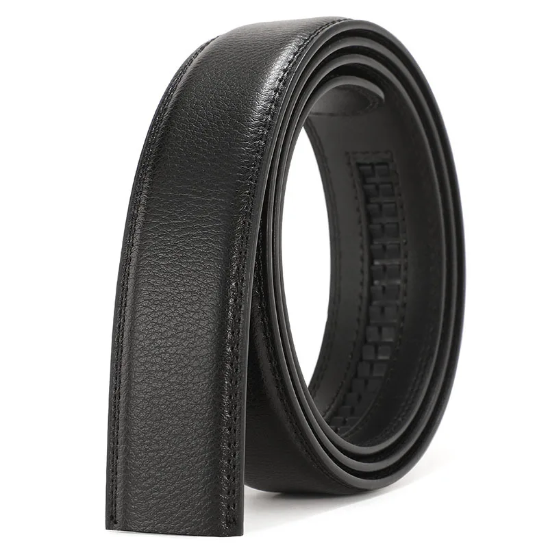 Sangle de rechange de ceinture à cliquet pour hommes, sangle en cuir, 1 3/8 \